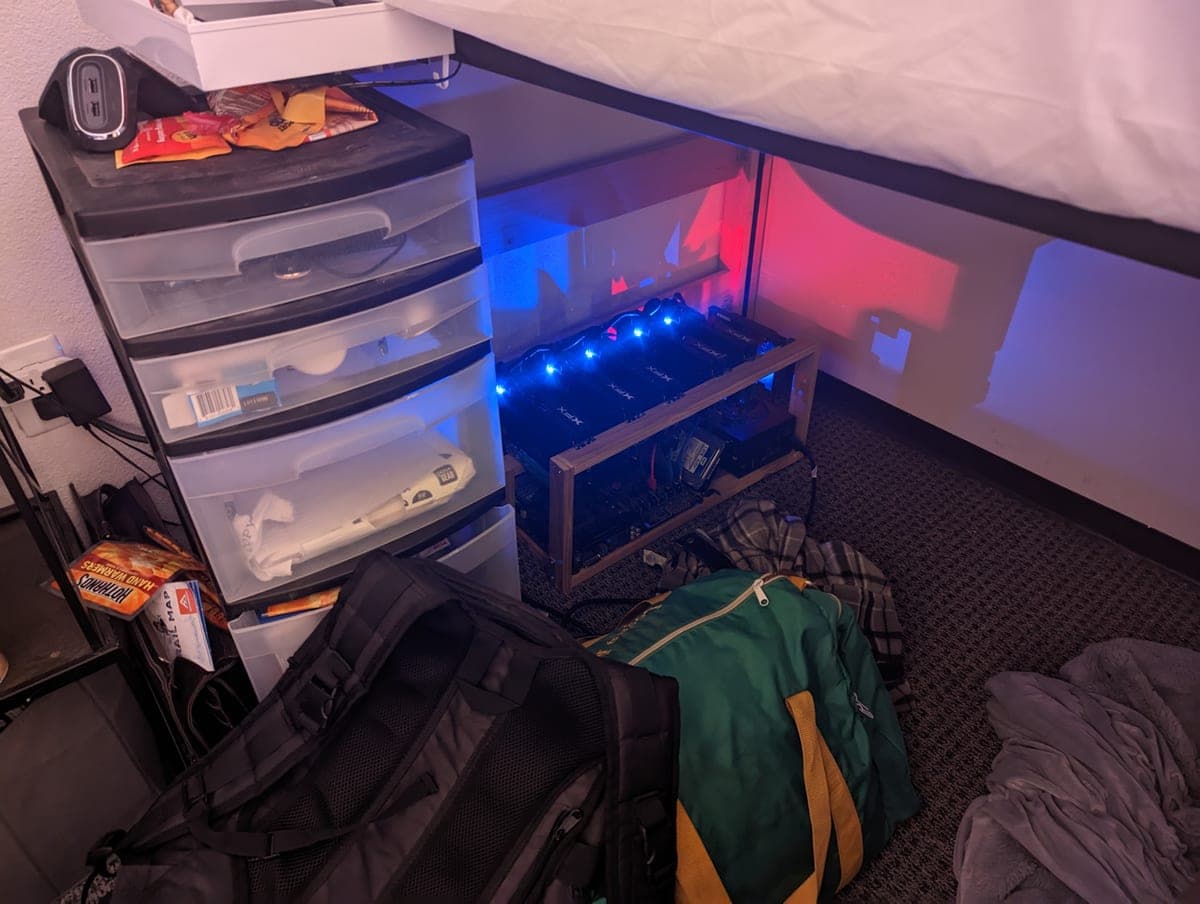 stupid mining rig